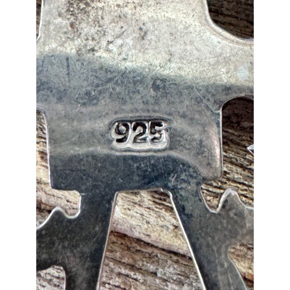 Sterling Silver Pendant With Synthetic Opal 9.01g - Picture 5 of 7